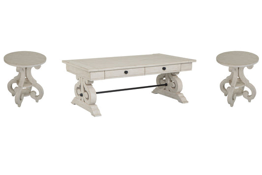 Magnussen - Bronwyn Alabaster Rectangular Cocktail Table With 2 Accent Table - T4436-43KIT2 view 1