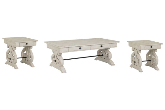 Magnussen - Bronwyn Alabaster Rectangular Cocktail Table With 2 End Table - T4436-43KIT5 view 1