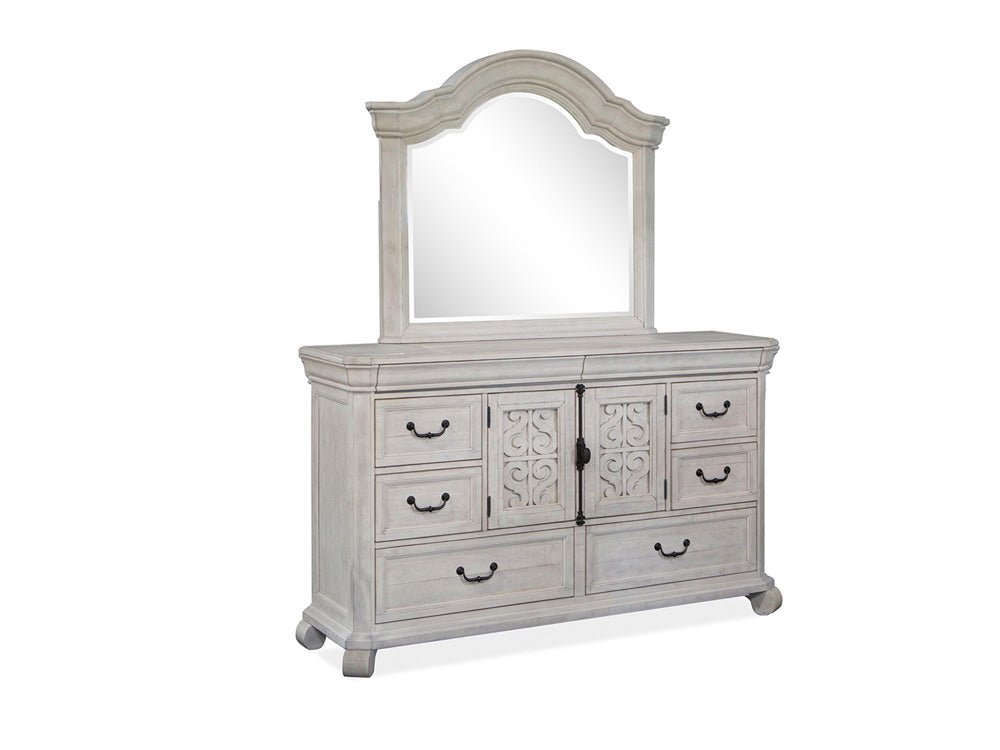 Magnussen - Bronwyn Alabaster Shaped Mirror - B4436-45 view 2