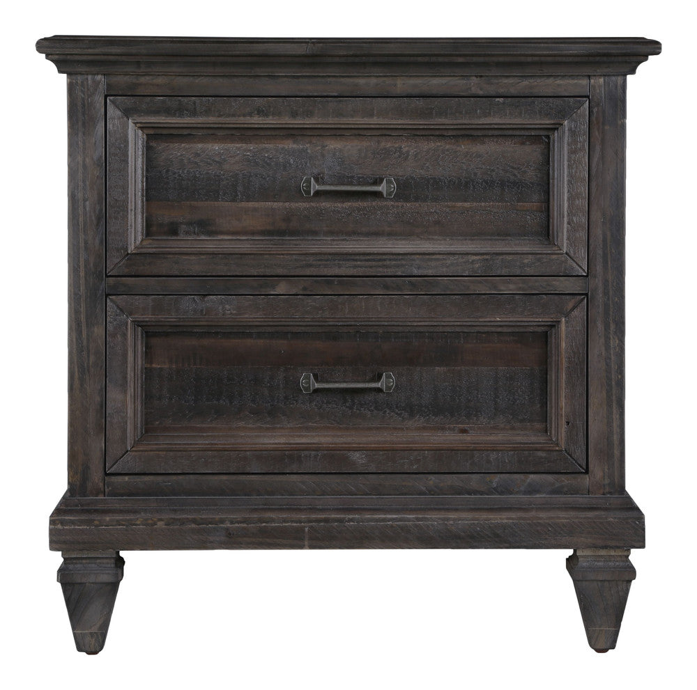Magnussen - Calistoga Weathered Charcoal California King Panel Bed With 2 Nighstands - B2590-74-KIT2 view 3