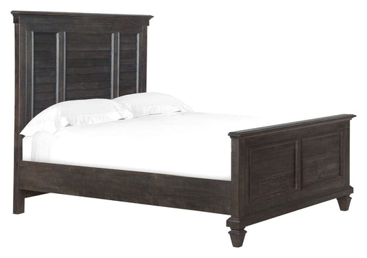 Magnussen - Calistoga Weathered Charcoal King Shutter Panel Bed - B2590-65 view 1
