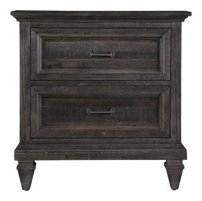 Magnussen - Calistoga Weathered Charcoal Queen Panel Bed With Nighstand - B2590-54-KIT1 view 3