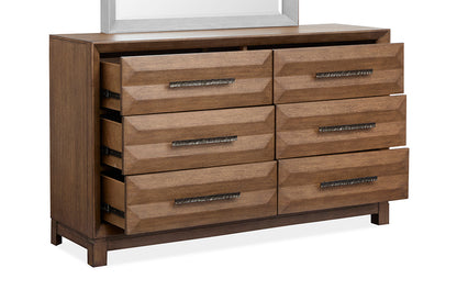 Magnussen - Callisto Bourbon Brown Double Drawer Dresser - B6396-22 view 3