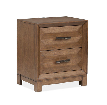 Magnussen - Callisto Bourbon Brown King Panel Bed With 2 Nightstands - B6396-64-KIT2 view 5