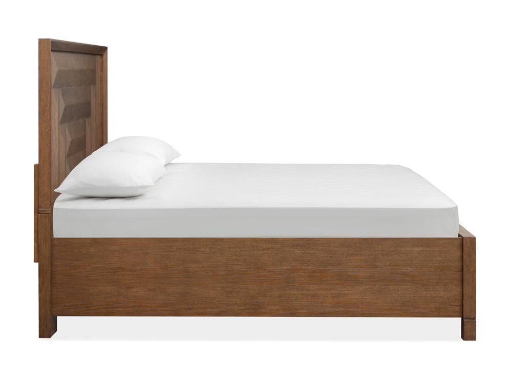 Magnussen - Callisto Bourbon Brown King Panel Storage Bed - B6396-64A view 3