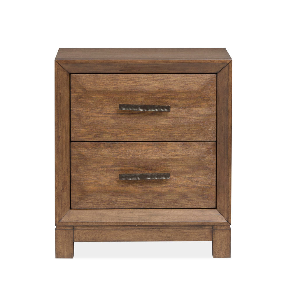 Magnussen - Callisto Bourbon Brown Queen Panel Bed 2 Nightstands Drawer Dresser With Landscape Mirror And Drawer Chest - B6396-54-KIT5 view 6