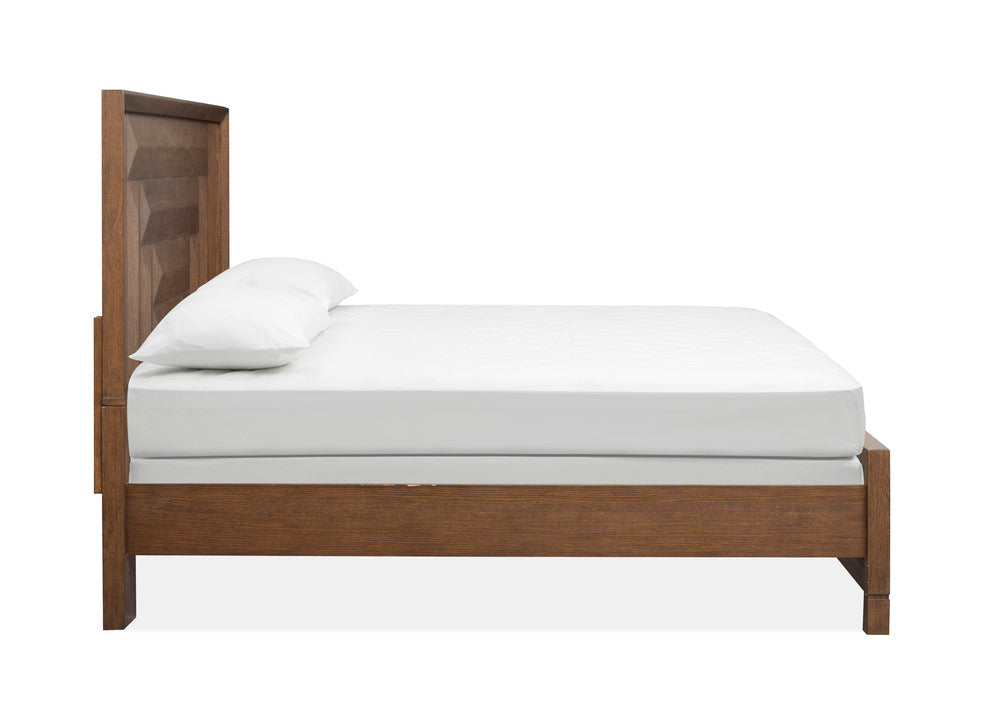 Magnussen - Callisto Bourbon Brown Queen Panel Bed With 2 Nightstands - B6396-54-KIT2 view 4