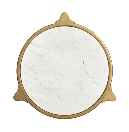 Magnussen - Cassidy Aged Brass And Volakas Classic Round Accent Table - T6357-35 view 7