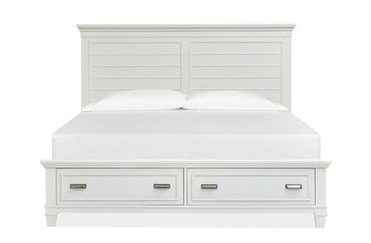 Magnussen - Charleston Complete California King Panel Storage Bed - White - B5611-75WH veiw 1