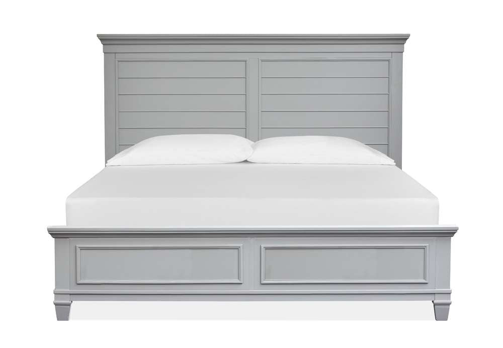 Magnussen - Charleston Complete King Panel Bed - Grey - B5611-64GY veiw 1