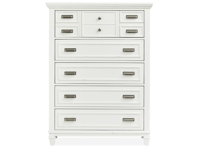 Magnussen - Charleston Drawer Chest - White - B5611-10WH view 2