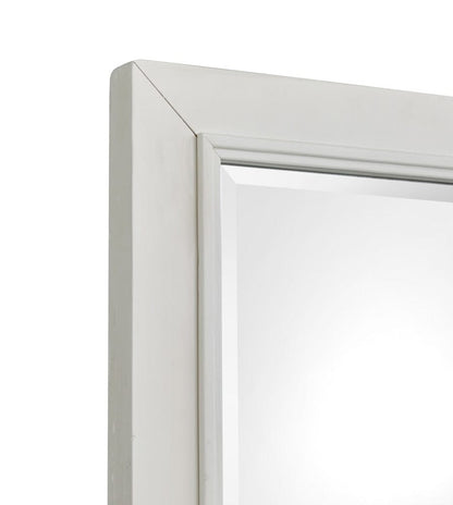Magnussen - Charleston Harbor Gray And White Dove Grey Drawer Dresser With White Landscape Mirror - B5611-20GY40WH view 10