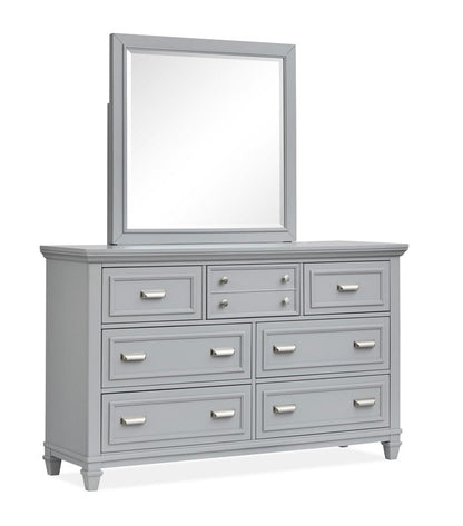 Magnussen - Charleston Harbor Gray Grey Drawer Dresser With Landscape Mirror - B5611-20GY40GY view 1