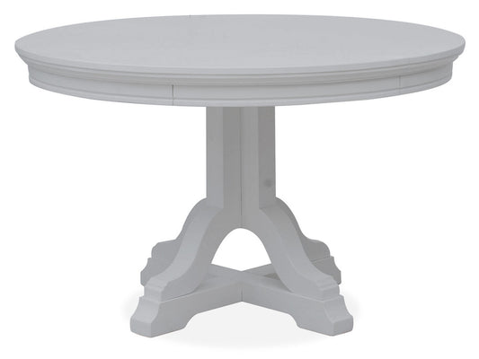 Magnussen - Charleston Harbor Gray Grey Extendable 48" Round Dining Table With 4 Side Chairs - D5611-22GY-KIT1 view 2