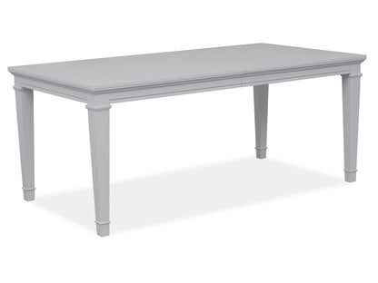 Magnussen - Charleston Harbor Gray Grey Extendable Rectangular Dining Table With 2 Benches 2 Side Chairs And Server - D5611-20GY-KIT12 view 2