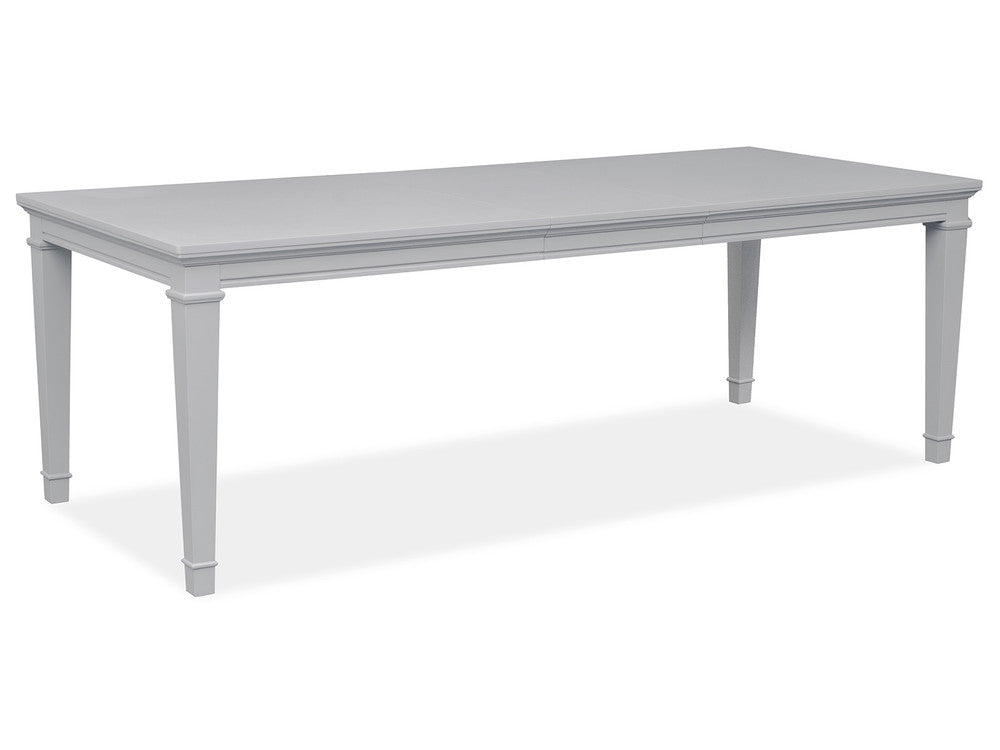 Magnussen - Charleston Harbor Gray Grey Extendable Rectangular Dining Table With 2 Benches And 2 Side Chairs - D5611-20GY-KIT11 view 7