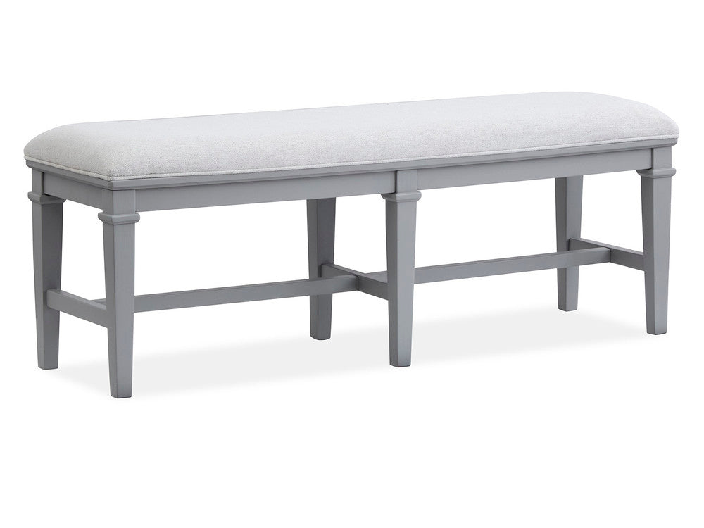 Magnussen - Charleston Harbor Gray Grey Extendable Rectangular Dining Table With 2 Benches And Server - D5611-20GY-KIT10 view 5