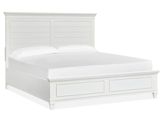Magnussen - Charleston White Dove California King White Panel Bed - B5611-74WH view 1