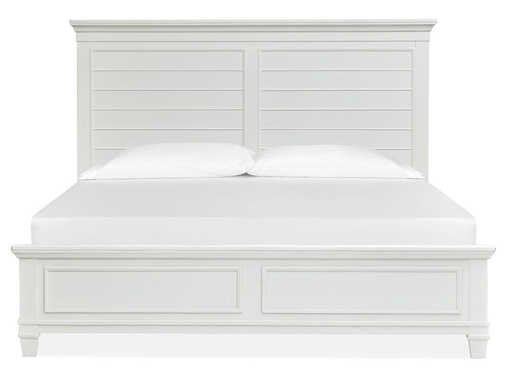 Magnussen - Charleston White Dove California King White Panel Bed - B5611-74WH view 2