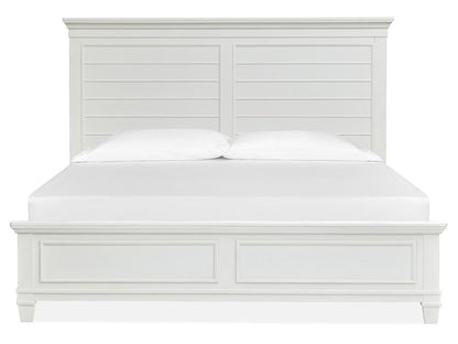 Magnussen - Charleston White Dove California King White Panel Bed - B5611-74WH view 2