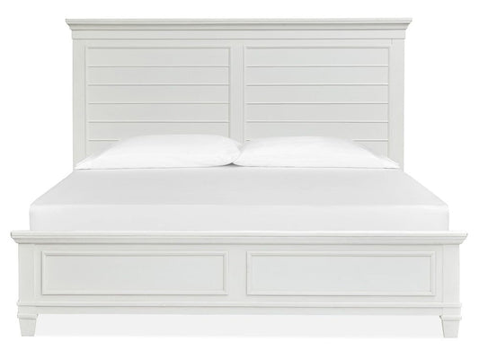Magnussen - Charleston White Dove California King White Panel Bed - B5611-74WH view 2