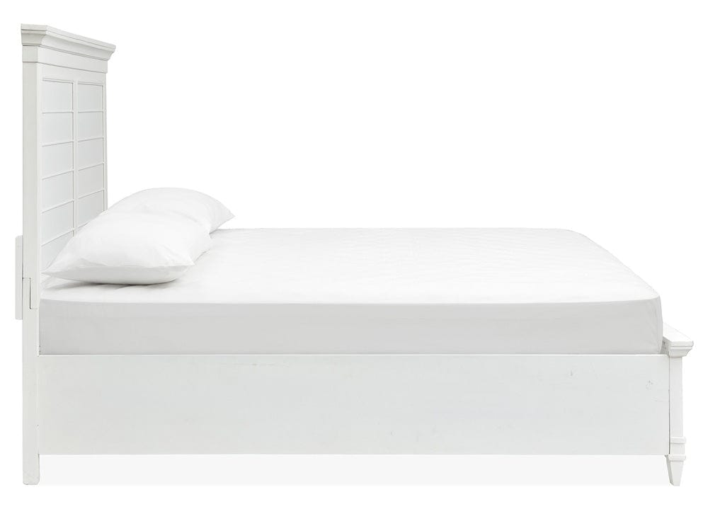 Magnussen - Charleston White Dove California King White Panel Bed - B5611-74WH view 3