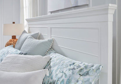 Magnussen - Charleston White Dove California King White Panel Bed - B5611-74WH view 4