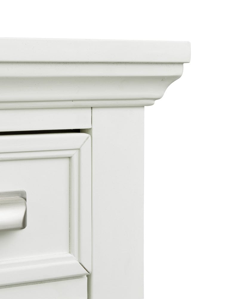 Magnussen - Charleston White Dove White Drawer Dresser With Landscape Mirror - B5611-20WH40WH view 8