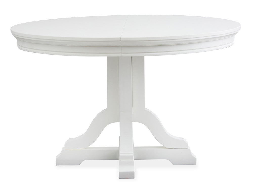 Magnussen - Charleston White Dove White Extendable 48" Round Dining Table With 4 Side Chairs And Server - D5611-22WH-KIT2 view 4