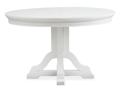 Magnussen - Charleston White Dove White Extendable 48" Round Dining Table With 4 Side Chairs And Server - D5611-22WH-KIT2 view 4