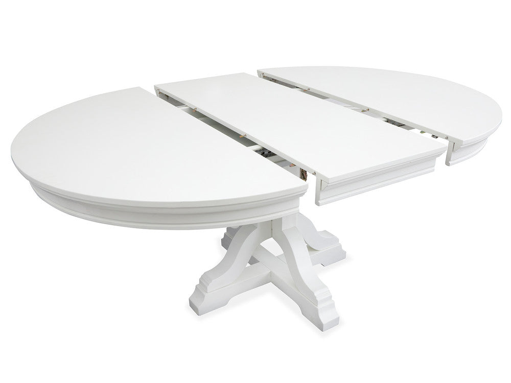 Magnussen - Charleston White Dove White Extendable 48" Round Dining Table With 4 Side Chairs And Server - D5611-22WH-KIT2 view 8