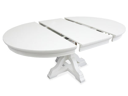 Magnussen - Charleston White Dove White Extendable 48" Round Dining Table With 4 Side Chairs - D5611-22WH-KIT1 view 8