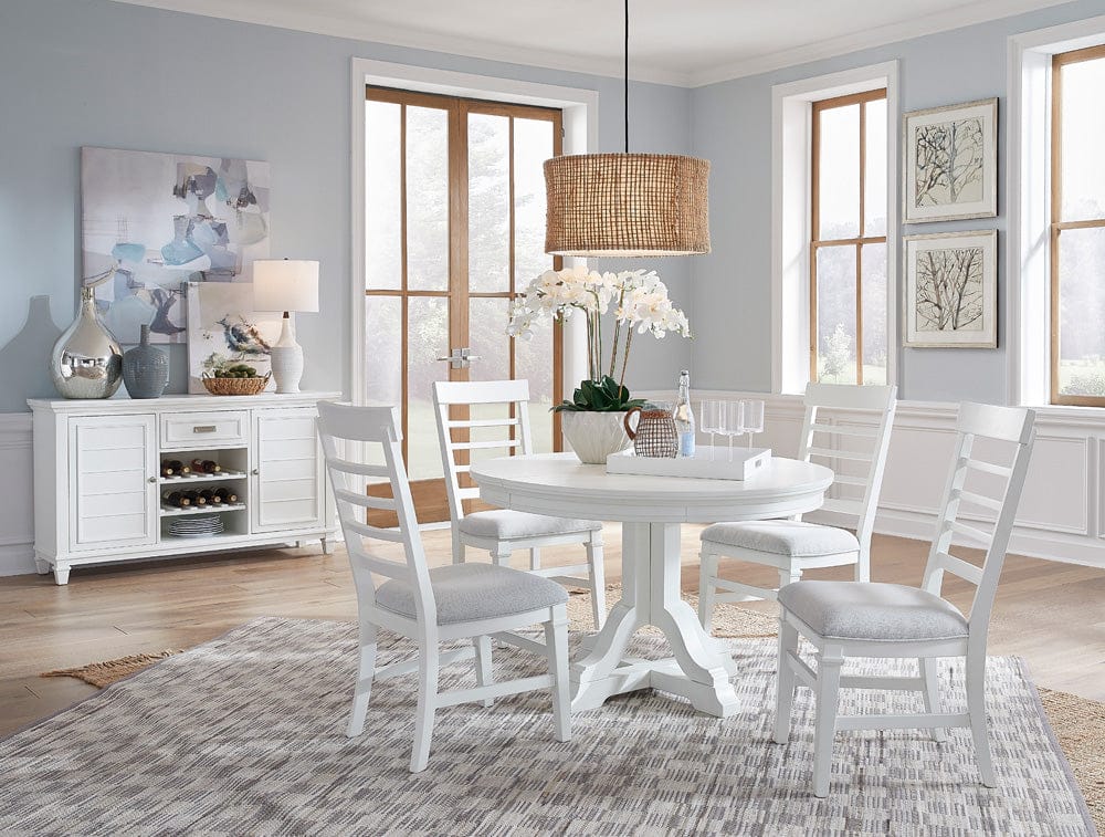 Magnussen - Charleston White Dove White Extendable Rectangular Dining Table - D5611-20WH view 6