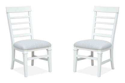 Magnussen - Charleston White Dove White Extendable Rectangular Dining Table With 4 Side Chairs And Server - D5611-20WH-KIT2 view 4
