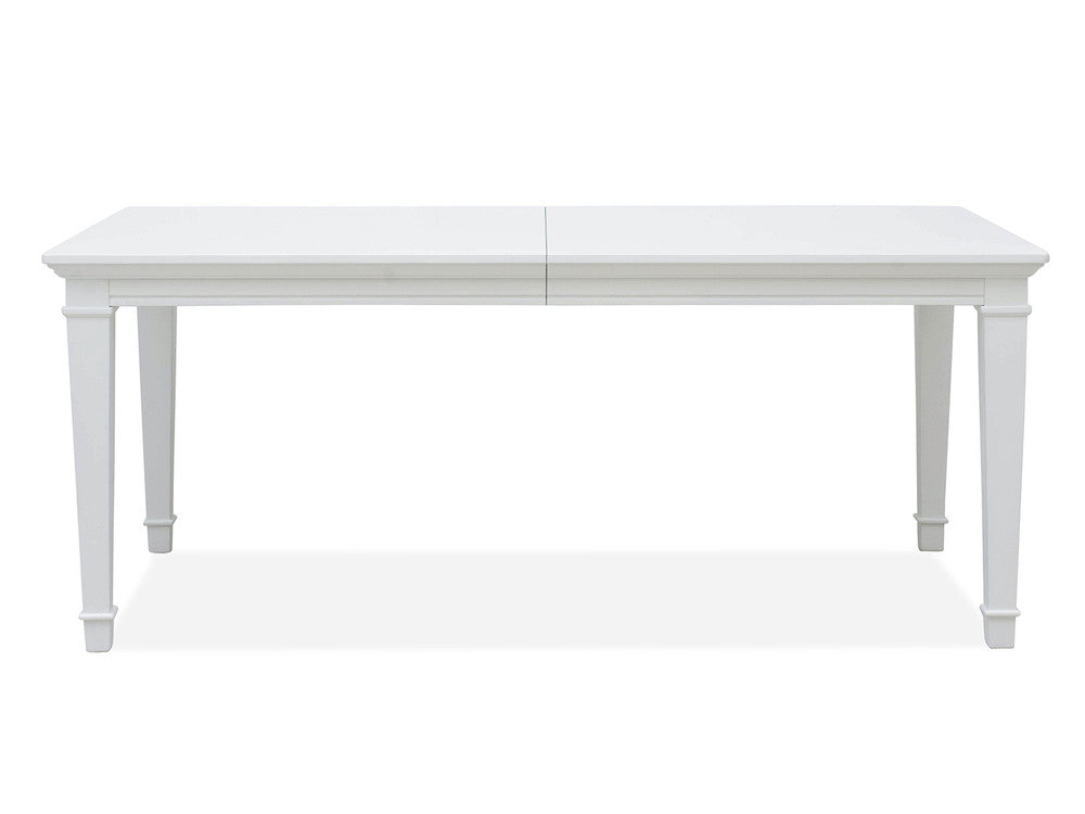 Magnussen - Charleston White Dove White Extendable Rectangular Dining Table With 6 Side Chairs - D5611-20WH-KIT3 view 3