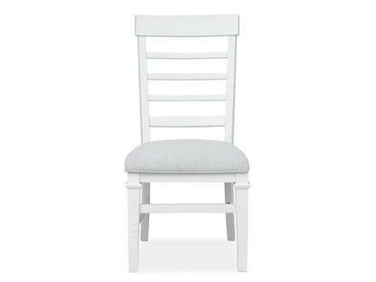 Magnussen - Charleston White Dove White Extendable Rectangular Dining Table With 6 Side Chairs - D5611-20WH-KIT3 view 6