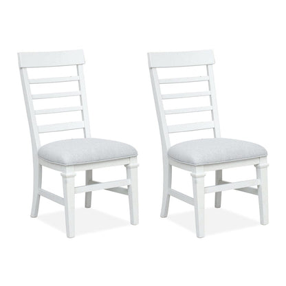 Magnussen - Charleston White Dove White Upholstered Side Chair Two Pack - D5611-62WH view 1