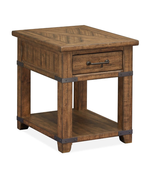 Magnussen - Chesterfield Rectangular End Table - T4717-03 veiw 1