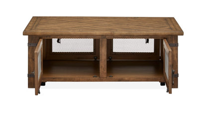 Magnussen - Chesterfield Top Storage Cocktail Table With Casters - T4717-50 view 5