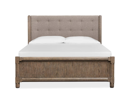 Magnussen - Claremont Smokey Taupe California King Upholstered Panel Bed - B5942-75 view 2