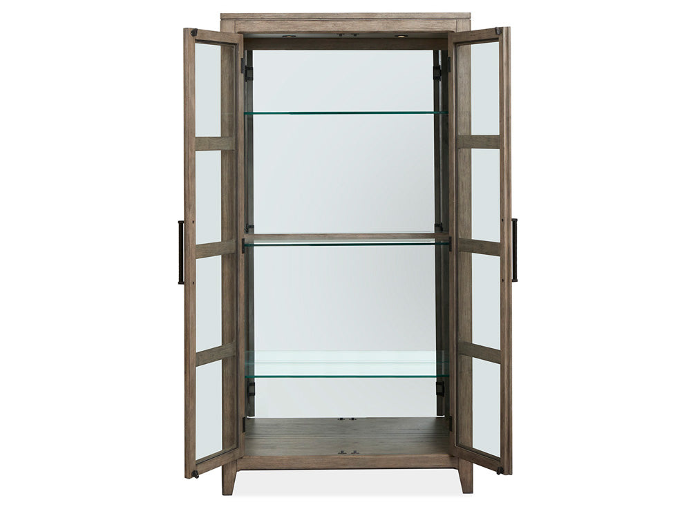 Magnussen - Claremont Smokey Taupe Display Cabinet - D5942-08 view 4