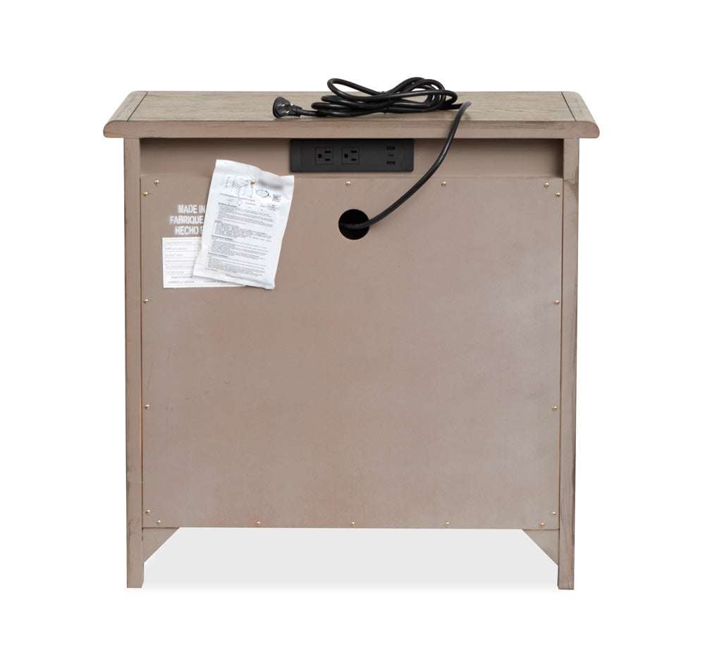 Magnussen - Claremont Smokey Taupe Drawer Nightstand - B5942-01 view 4