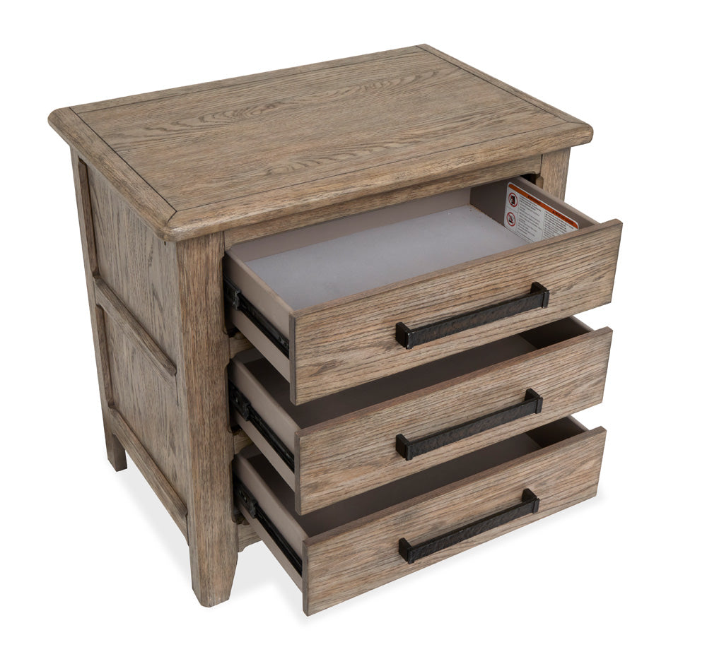 Magnussen - Claremont Smokey Taupe Drawer Nightstand - B5942-01 view 6