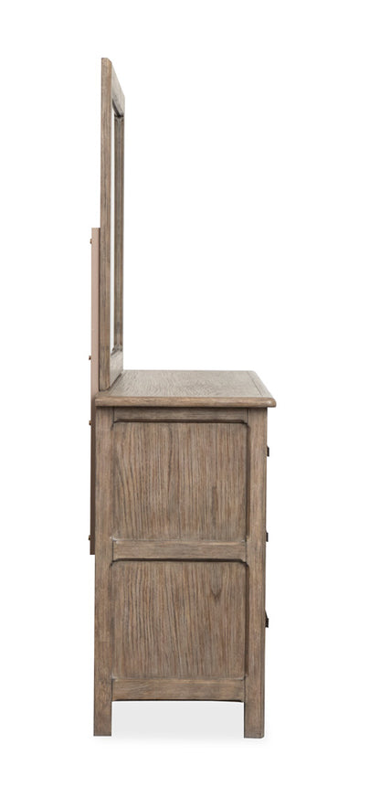 Magnussen - Claremont Smokey Taupe Dresser With Landscape Mirror - B5942-2240 view 3