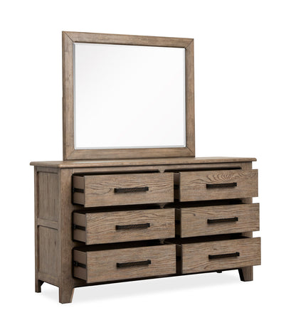 Magnussen - Claremont Smokey Taupe Dresser With Landscape Mirror - B5942-2240 view 8