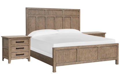 Magnussen - Claremont Smokey Taupe King Panel Bed With 2 Nightstands - B5942-64-KIT2 view 1