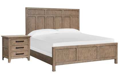 Magnussen - Claremont Smokey Taupe King Panel Bed With Nightstand - B5942-64-KIT1 view 1