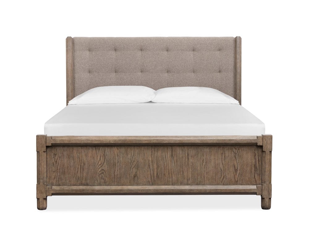 Magnussen - Claremont Smokey Taupe King Upholstered Panel Bed - B5942-65 view 2