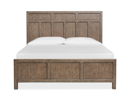 Magnussen - Claremont Smokey Taupe Queen Panel Bed With 2 Nightstands - B5942-54-KIT2 view 3