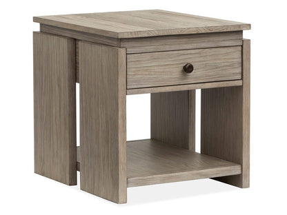 Magnussen - Conrad Stone Harbor Grey Rectangular End Table - T5865-03 view 1